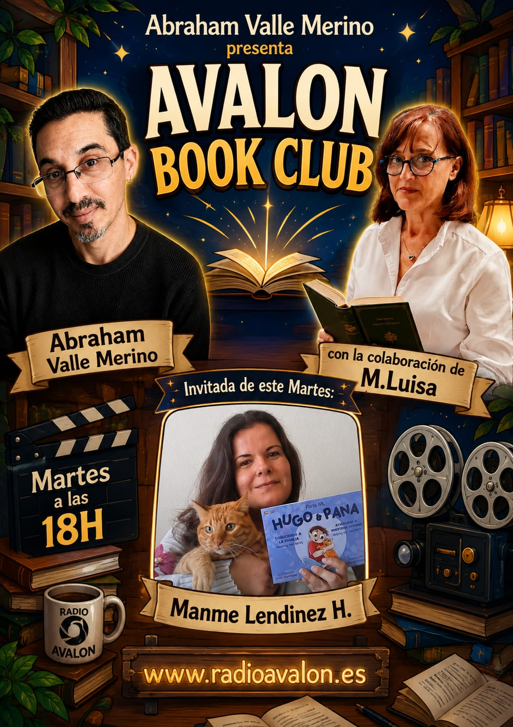 Cartel del primer programa de Ávalon